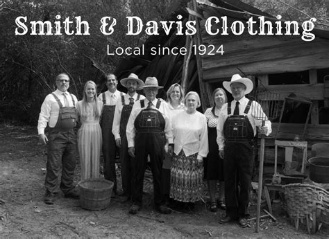 smith & davis clothing|types of smiths.